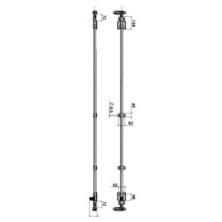 Locking mechanism TMT-R-27 / left