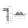 Locking mechanism TMT-R-27 / left