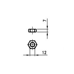 Гайка P/L M12