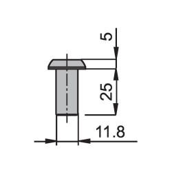 P/L Fabric pin SS