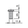 P/L Fabric pin SS