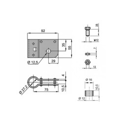 P/L lever clamp set