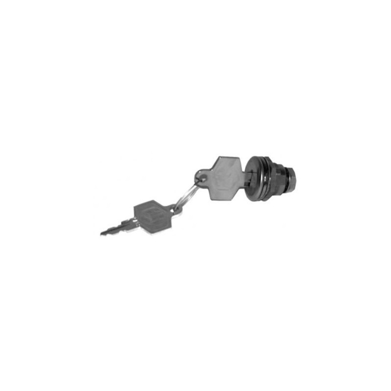 Key holder for recessed handle
