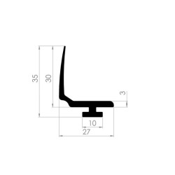 Shutter seal 30x27