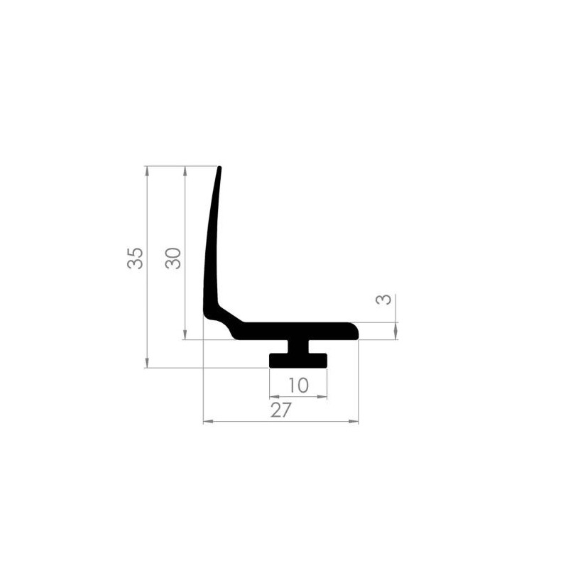Shutter seal 30x27