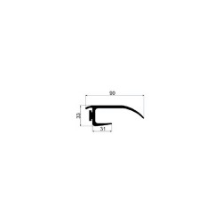 Ukse tihend 33x90 F