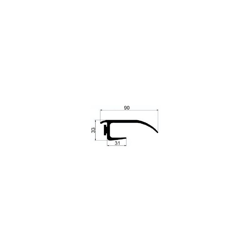 Door seal 33x90 F