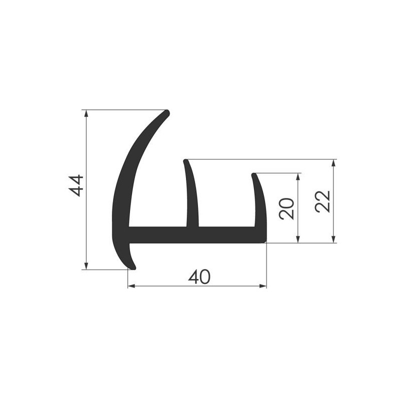 Door seal 40x44