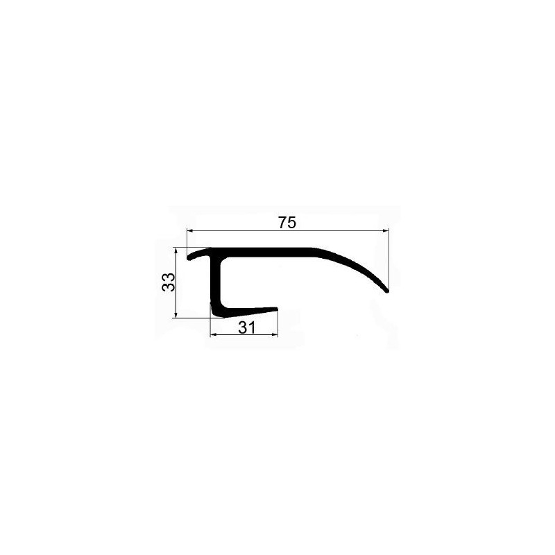 Door seal 33x75 Door seal 33x75