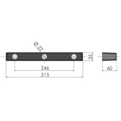 Rubber buffer 320 / 35x60