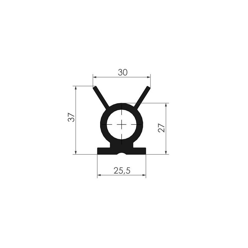 Rear side seal 33x37 Rear side seal 33x37