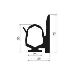 Platform gasket 44x50