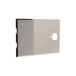 Ruostumattomasta teräksestä valmistettu kansi 700x500mm / sivu
