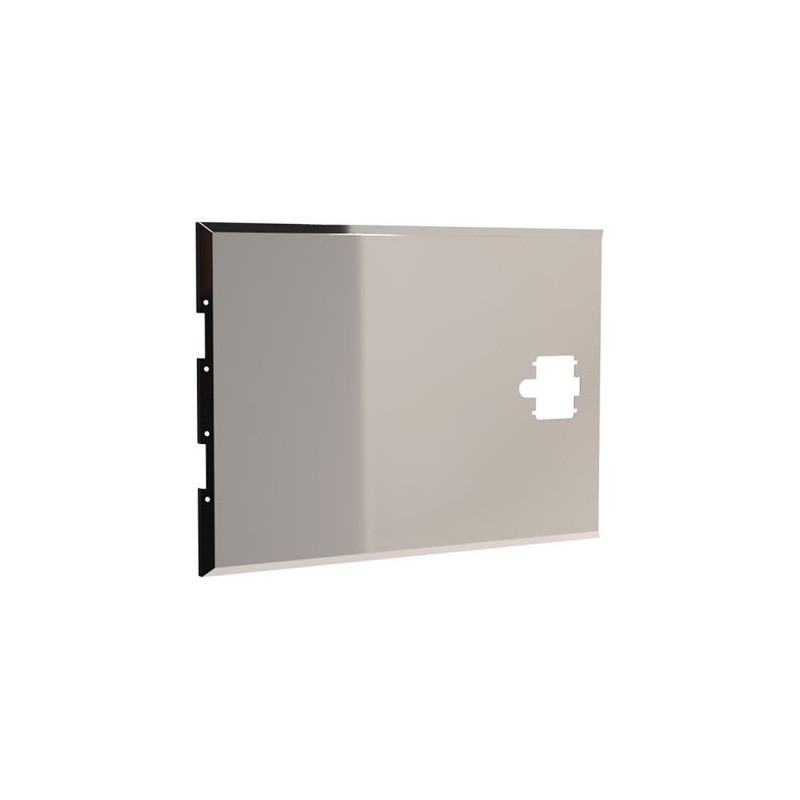 Ruostumattomasta teräksestä valmistettu kansi 700x500mm / sivu