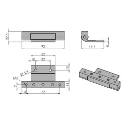 Alubox Royal hinge