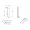 Lower support for L-to-L 720x680