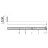 Top support for L-shaped support set