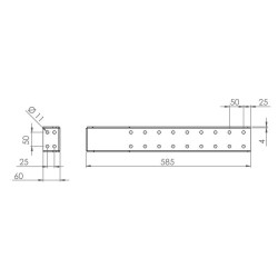 Toolbox support arm
