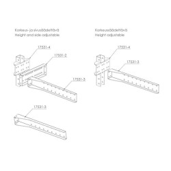 Assembly of the frame crown