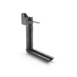 L-support, adjustable for the vehicle