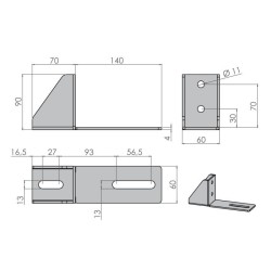 General model of a wheel clamp