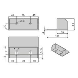 Wheel clamp Sprinter BM906- front Mo