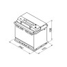 Bosch S4 005 60Ah 540A 242x175x190 -+- veoauto varuosad- Nordparts