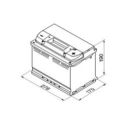 Bosch S4 008 74Ah 680A 278x175x190 -+- veoauto varuosad- Nordparts