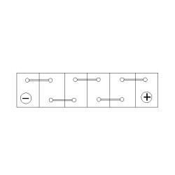 Bosch S4 030 40Ah 330A 187x127x227 -+- veoauto varuosad- Nordparts
