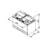 Bosch EFB S4 E42 85Ah 800A 306x173x225-+