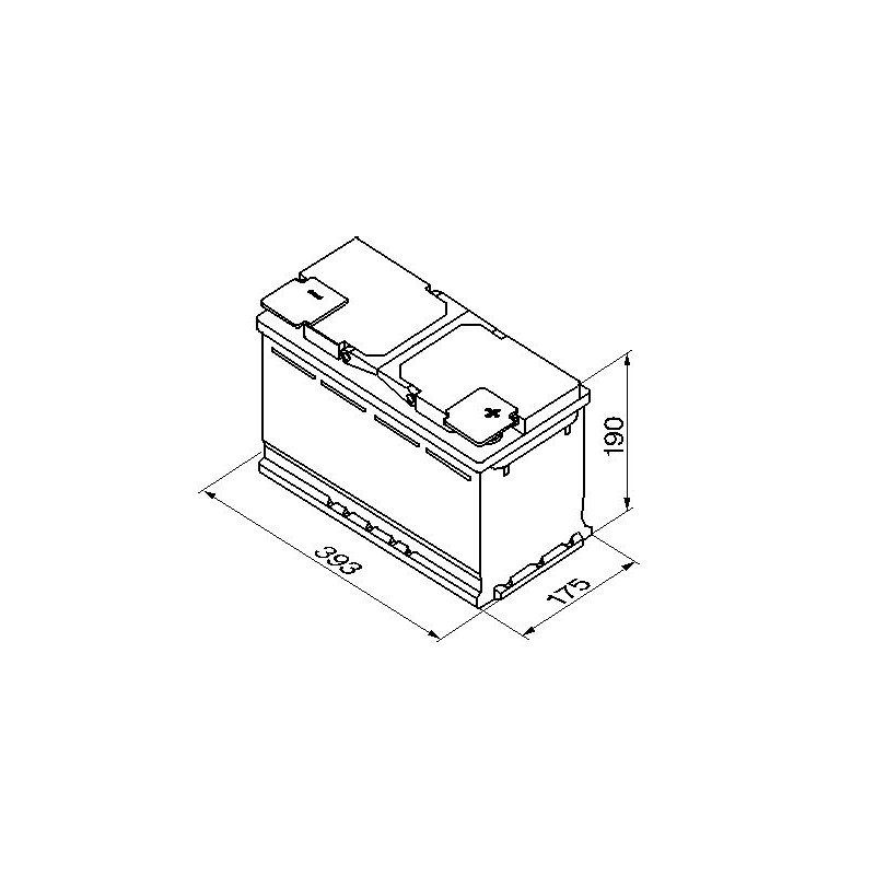 Bosch S5 015 110Ah 920A 393x175x190 -+