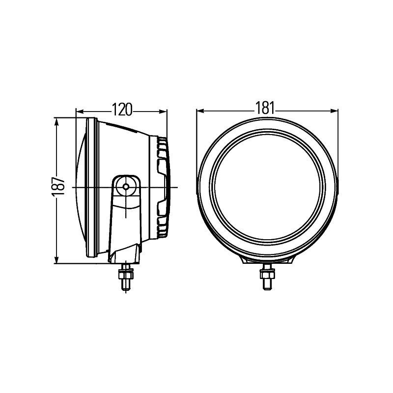 Hella Luminator Comapct LED kaugtuli Hella Luminator Comapct LED kaugtuli
