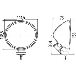 Hella Comet FF200 kaugtuled komplekt