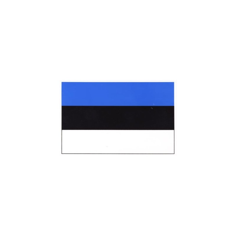 Sticker Estonian flag 116x76mm