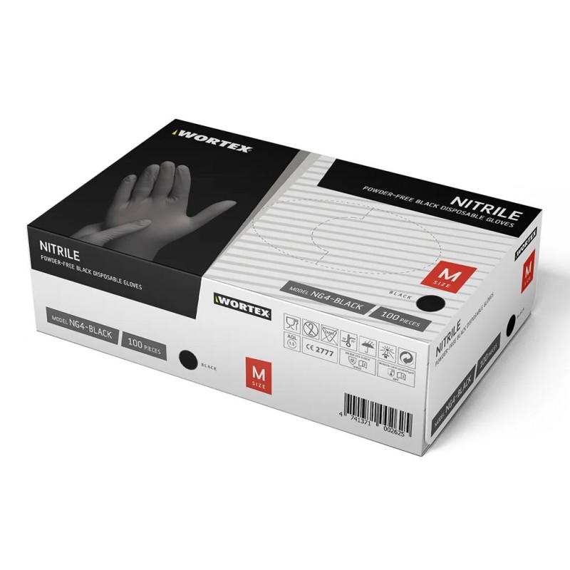 Wortex nitriilkindad puudrita 100tk L