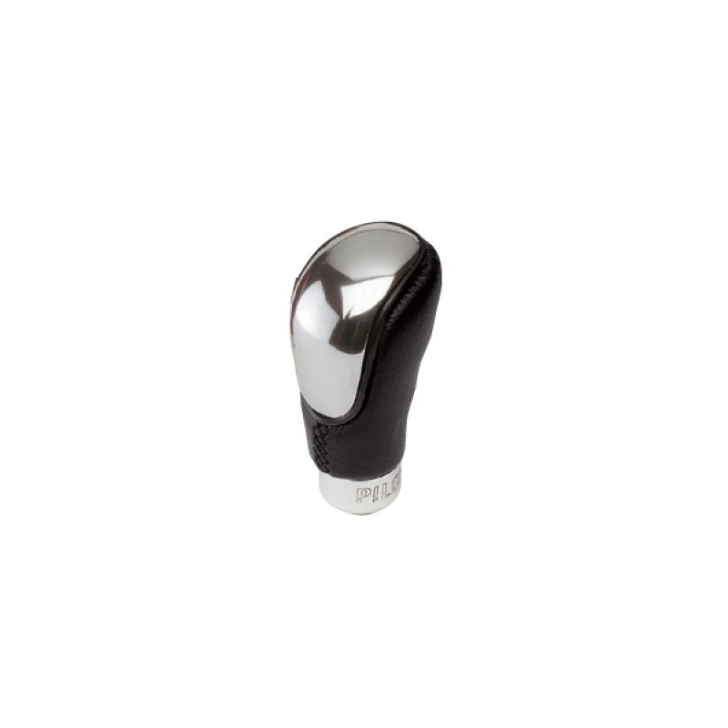 Gear knob aluminium-leather