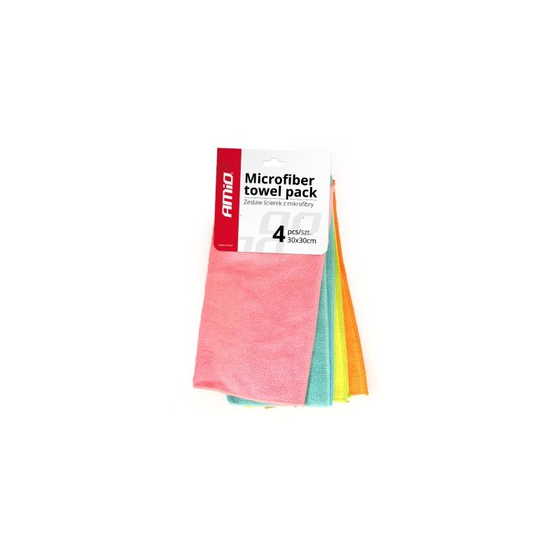 Mikrofiiber puhastuslapid 4tk, 30*30cm- veoauto varuosad- Nordparts