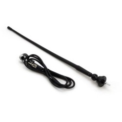 Antenn, elastne, 34cm, juhe 1,4m, M5mm