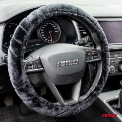 Wheel cover 37-39cm grey, soft grip surface
