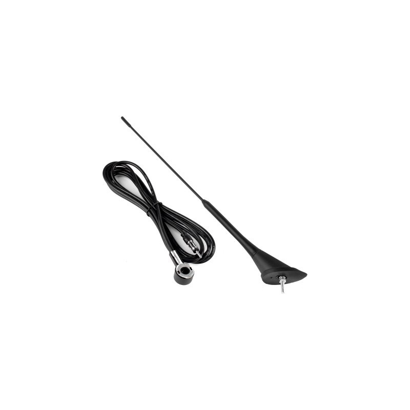 Antenn 40cm, must,3m juhe, M5mm