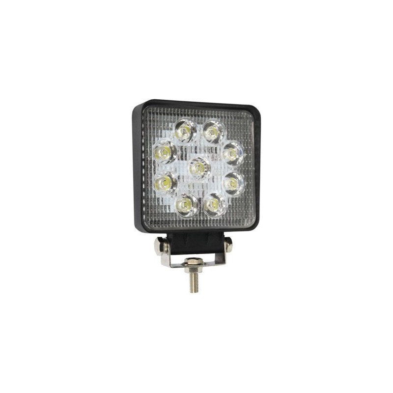 Work light 6 LED, 106*106*32mm, 9-60V, 27W