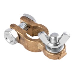 Brass minus battery terminal 600A