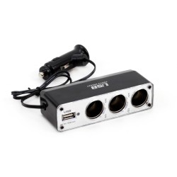 Hargmik12/24V,3sigaretisüütaja pesa+1usb