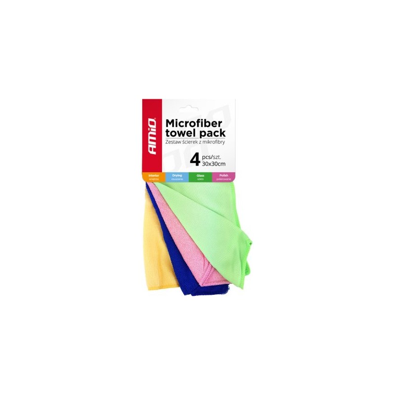 Mikrofiiber puhastuslapid 4tk, 30*30cm