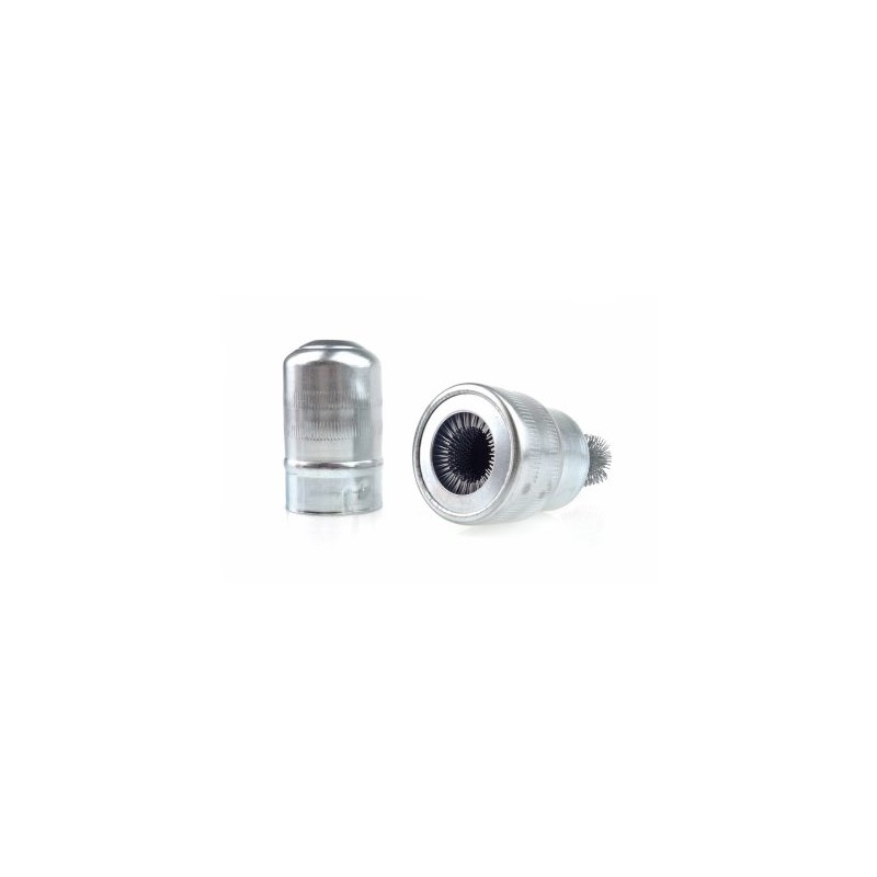 Nozzle for battery terminal cleaning brushes