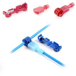 T tüüp kiirühendus 0,5-1mm2,10A,5tk,pun- veoauto varuosad- Nordparts