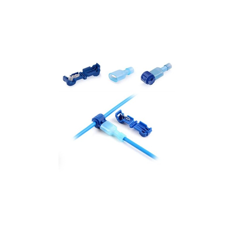 T-tyypin pikaliitin 0,75-2,5mm2,15A,5kpl,s