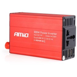 Inverter 12V-230V,300/600W, 2 USB-porti- veoauto varuosad- Nordparts
