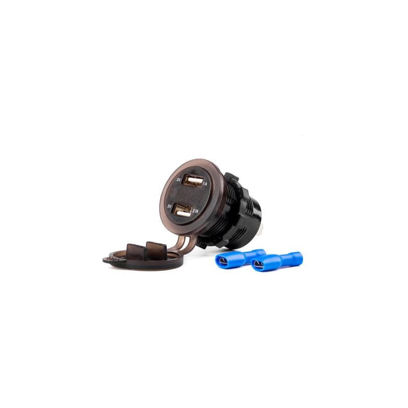 Laadija voltmeeter 2 USB-pordiga 12/24V Laadija voltmeeter 2 USB-pordiga 12/24V