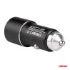 Быстрое зарядное устройство 12/24 В, USB и USB-Cport, 38 Вт